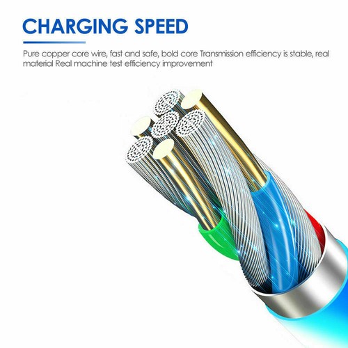 Per Samsung Android cavo micro USB corrente luce LED sincronizzazione dati cavo di ricarica - Foto 5 di 30