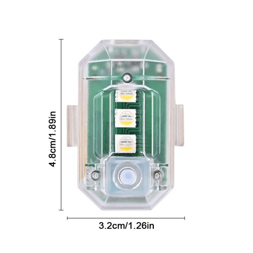 Luces Estroboscópicas LED Inalámbricas con Control Remoto 8 Colores Carga USB para Coche Moto - Imagen 20 de 22
