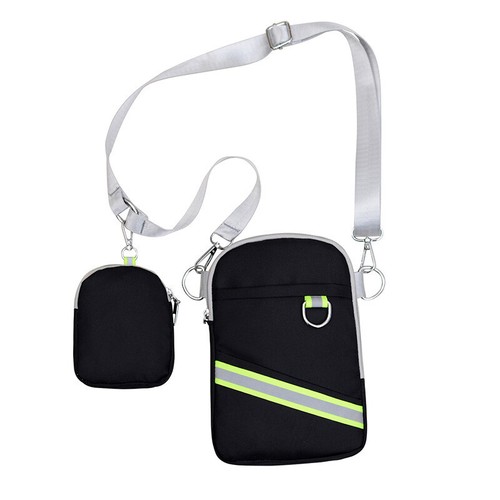 Bandolera Bolso para Teléfono Móvil Bolso de Hombro Color Contraste Bolso Deportivo para Brazos Mujeres Hombres 1X - Imagen 32 de 44