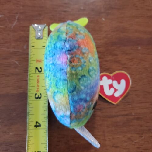 2019 TY Beanie Mini Boos NORI THE NARWHAL Stuffed Plush Toy McDonald's NWT - Picture 9 of 9