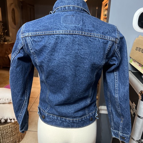 VINTAGE Levi's Denim Jacket Trucker Type 3 Youth Sz 16 70706-0126 Made in USA - Picture 7 of 16