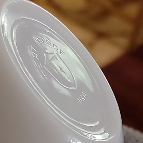 Vintage Federal Glass Set Of FOUR Dessert/Fruit Milk Glass Bowls - Picture 7 of 12