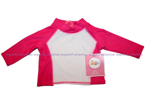 Baby Infant Toddler Girl Swim Shirt Hat Swimsuit Summer NWT - Picture 4 of 12