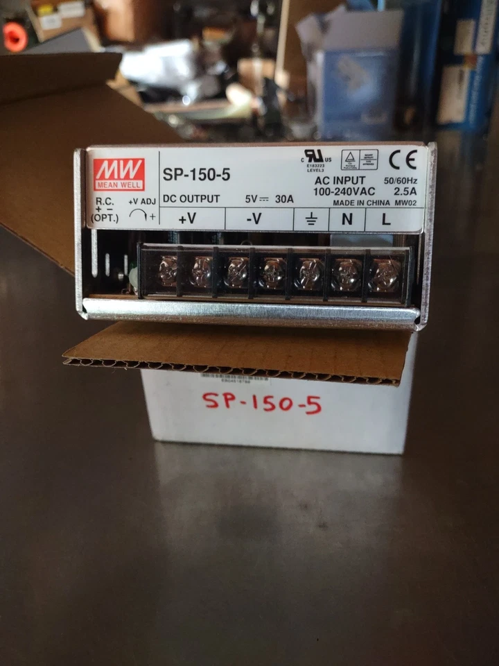 MW MEAN WELL SP-150-5 DC AC INPUT 100-240VAC 2.5A - Image 2 of 3