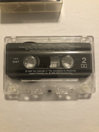 John Lennon “The John Lennon Collection” Cassette Tape 1T1-8287.  Capitol 1989 - Picture 3 of 10