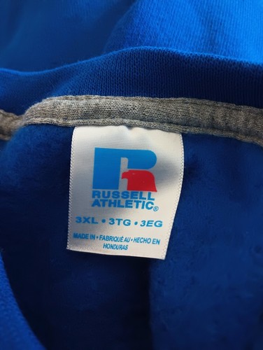Russell Athletic Rundhalsausschnitt Herren blau Oversize Sweatshirt Größe 3 XL - Bild 3 von 6