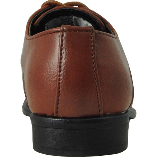 bravo! Boy Dress Shoe KING-1KID Oxford Shoe Fashion Pointy Square Toe - Picture 11 of 15