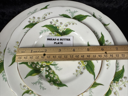Hammersley Lily of the Valley~1 place setting of 5 Pieces - Picture 5 of 8
