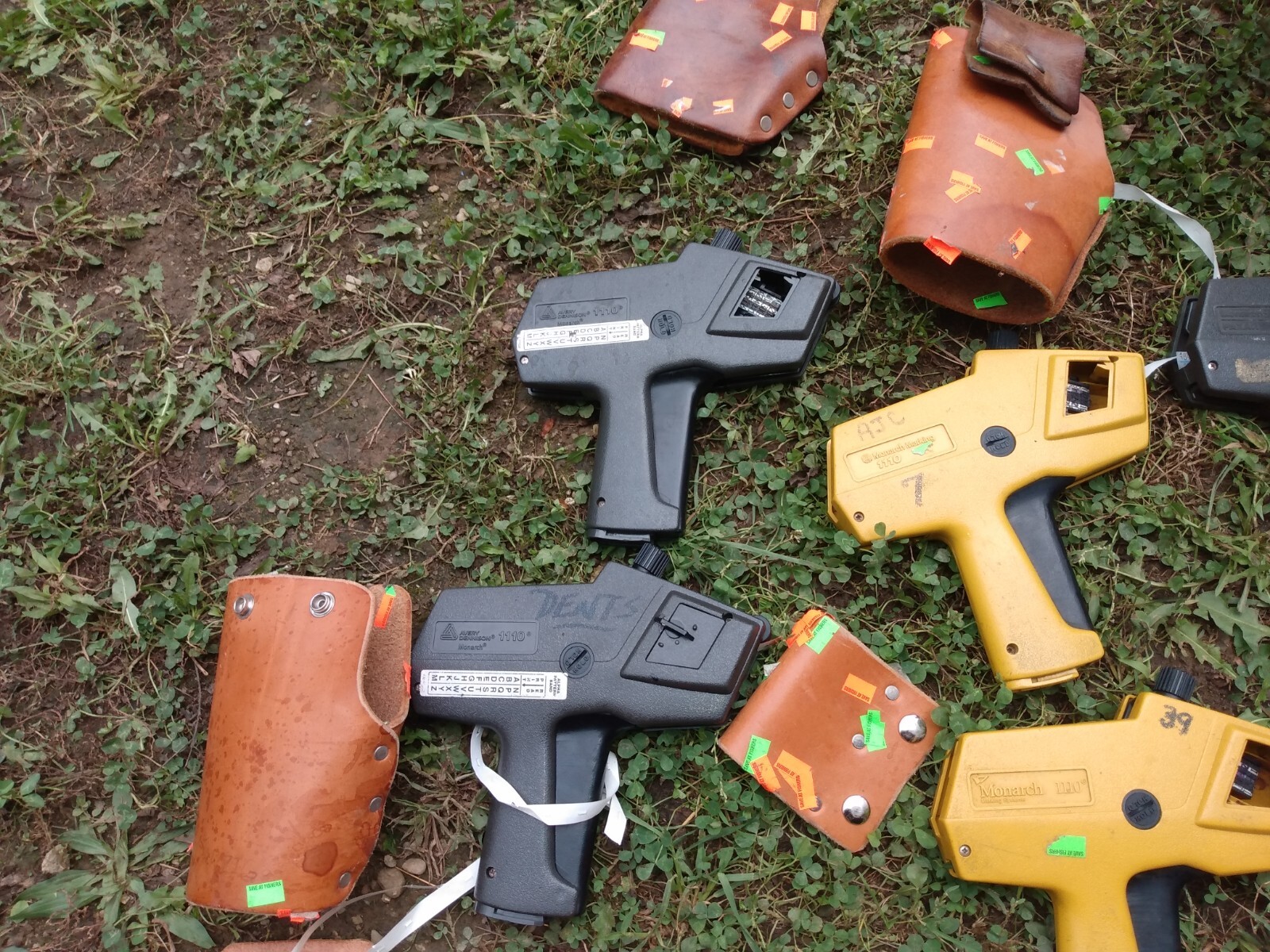 Lot Of 7 Monarch/ Avery Dennison 1110 Price Gun And Holsters eBay