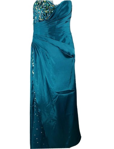Maggie Sottero Flirt Abschlussballkleid P4759 Kleid Festzug elektrisch blaugrün 4 Party Tanz - Bild 7 von 10