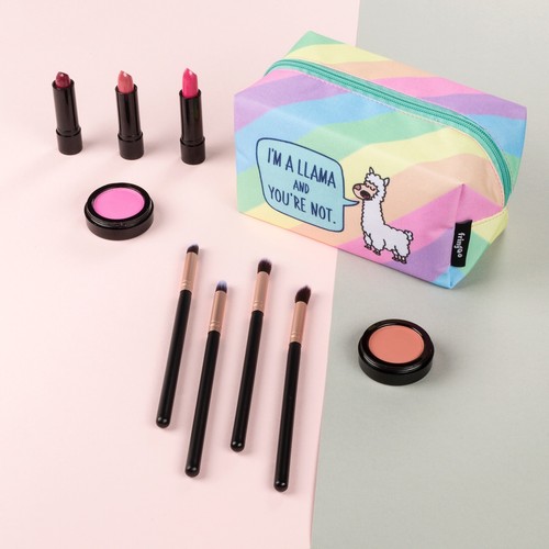 Large Square Make Up Bag Cosmetics Pouch Travel Toiletry Bag Organiser Gift Girl - Picture 63 of 91