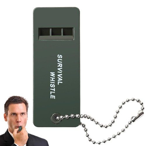 Camping Whistle Lifeguard Whistle with Lanyard 3 Holes High Decibel Whistle