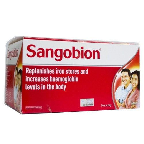 Sangobion Iron Supplement & Help Increase Haemoglobin 100 Capsules FREE SHIPPING - Picture 5 of 5