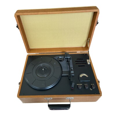 Crosley CR50BT Radio Traveler Turntable AM/FM Radio. Plays 33 1/3, 45 ...
