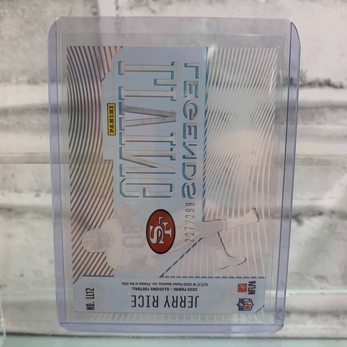 2020 Panini Illusions Jerry Rice Living Legends Light Blue /299 #LL12 - Picture 2 of 2