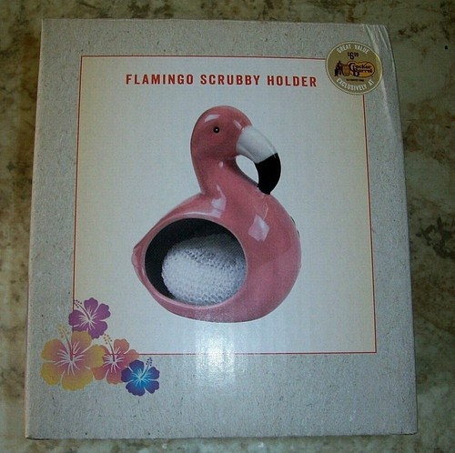 Flamingo Scrubby Halter Cracker Fass Neu im Karton mit Scrubby - Bild 6 von 6