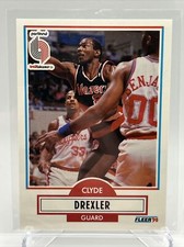 1990-91 Fleer Clyde Drexler Basketball Card #154 NM-Mint FREE SHIPPING