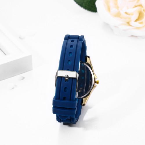 Women Unisex Teens Jelly Color Silicone Band Watch Analog Quartz Wristwatch - Picture 41 of 60