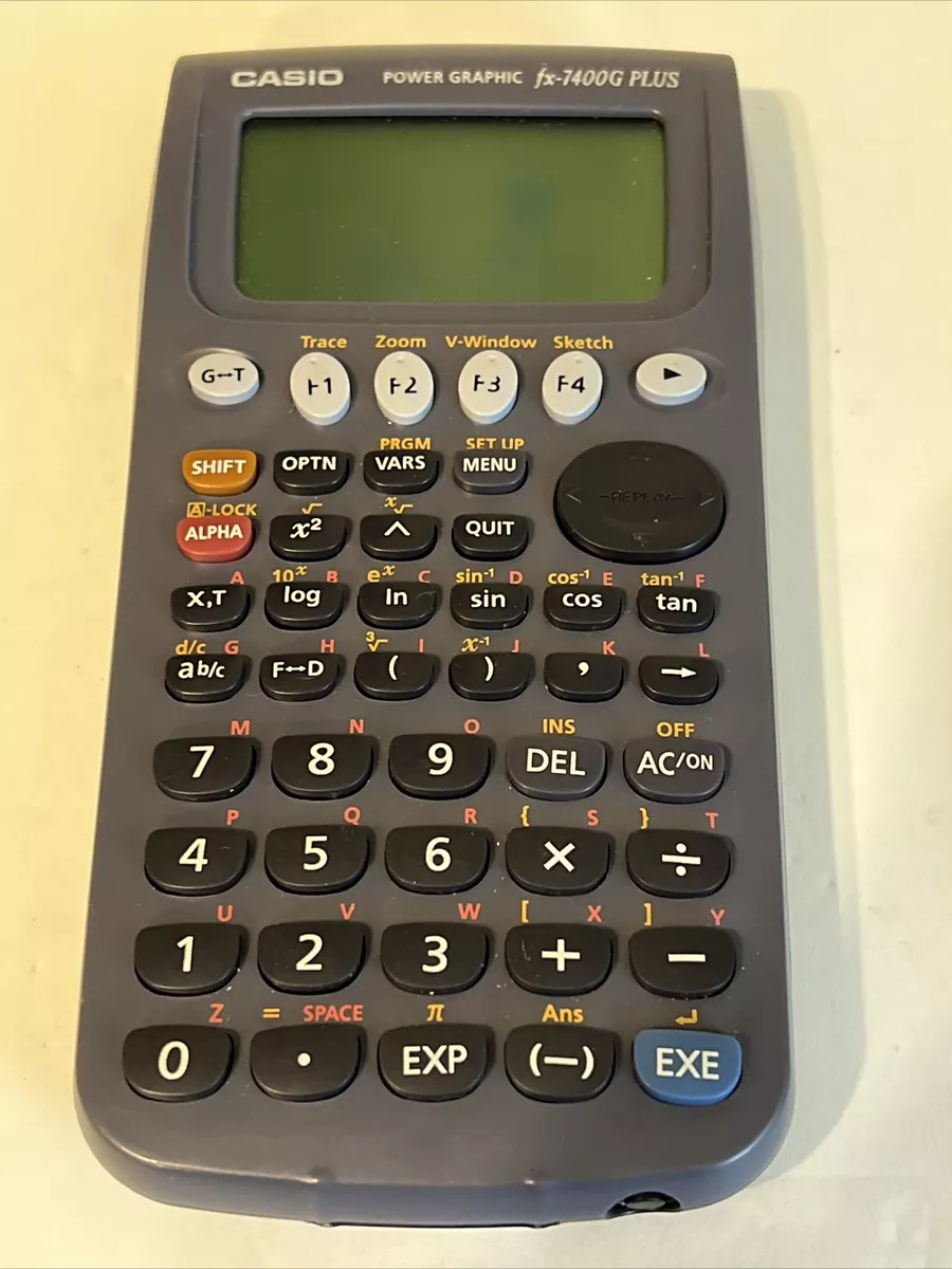 VTG Casio FX 7400G Plus Power Graphic Graphing Calculator Tested