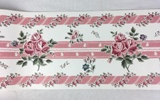 Pink Wave Grosgrain Ribbon Wallpaper Border SK6428BD