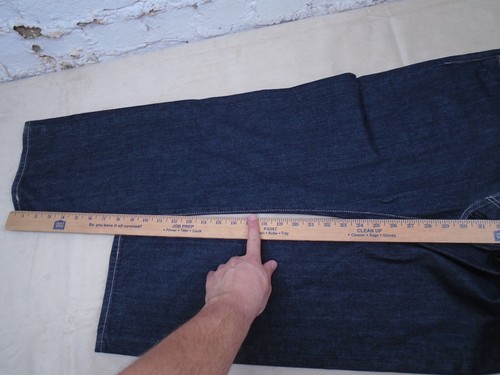 Levis 501 Original Shrink To Fit Button Fly Jeans Rigid Blue Black New 34x30 - Picture 12 of 14