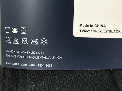 Men's Tommy Hilfiger Socks, Black Crew Socks, 6 Pair, $36 MSRP ๐พ๐ - Picture 4 of 11
