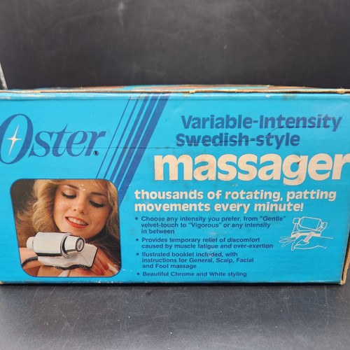 1982 Vintage Oster Scientific Swedish Style Massagegerät Handgerät 146-11  - Bild 2 von 6