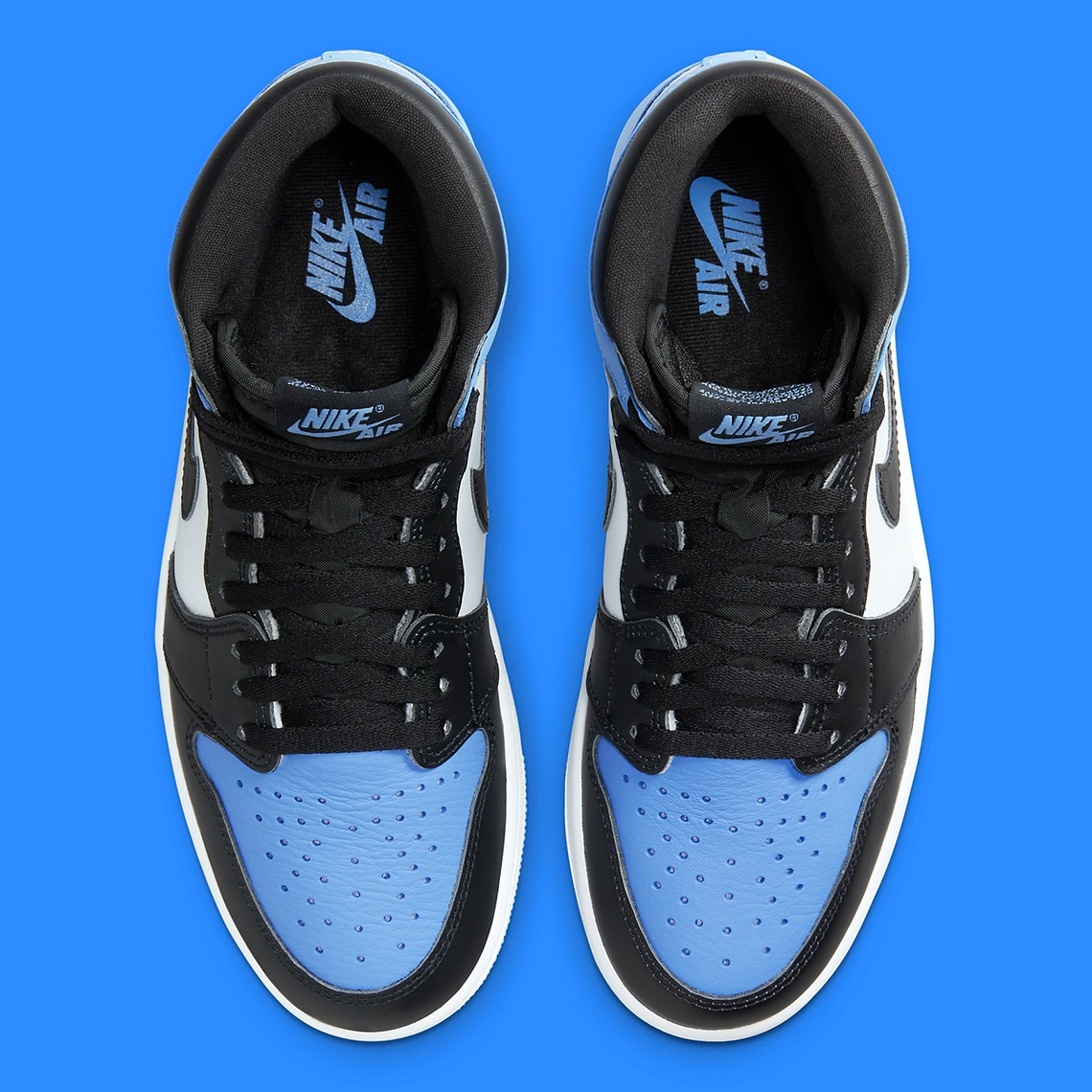 Nike Jordan 1 High UNC Toe Size 11 DZ5485-400 NEW University Blue