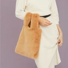 Unhide Lil Fluffy Faux Fur Bag
