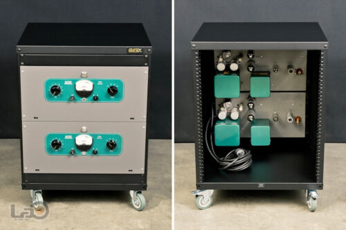 ALTEC 128A Vacuum Tube Power Amplifier Pair + 12U Rack (Worldwide Shipping) - Picture 4 of 12