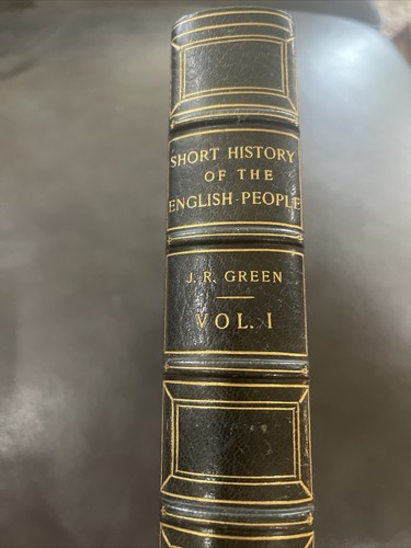 Short History of the English People JR Green Vol I 1899, Beautiful Book - Bild 1 von 24
