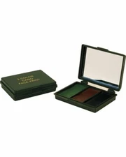 Camo Cream Palette & Mirror  3 Colour, Brown, Black & Green, Face Paint, Kombat