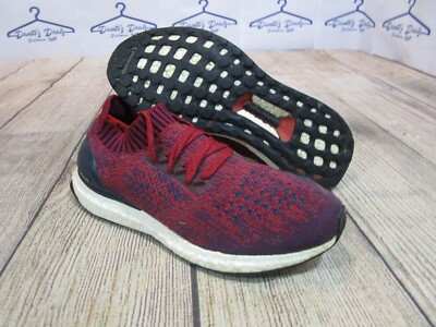 NICE Adidas Ultra Boost Uncaged Mystery Red Black White Running Shoes Men's 8