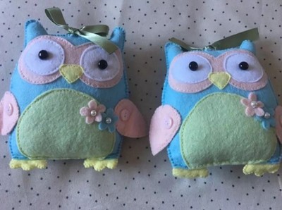 Owl Design Curtain Tiebacks Handmade High Qualit Felt Idea For