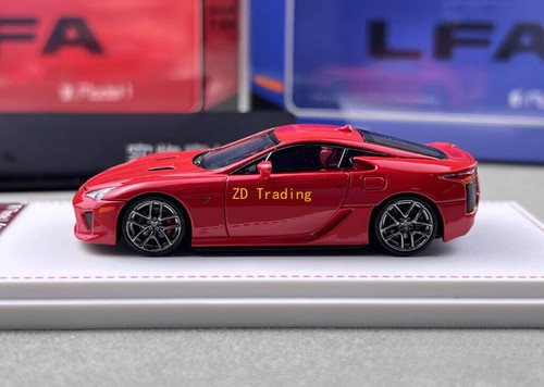 ZD FH 1:64 Red LFA Coupe Racing Sports Model Diecast Metal Car BN - Picture 5 of 12