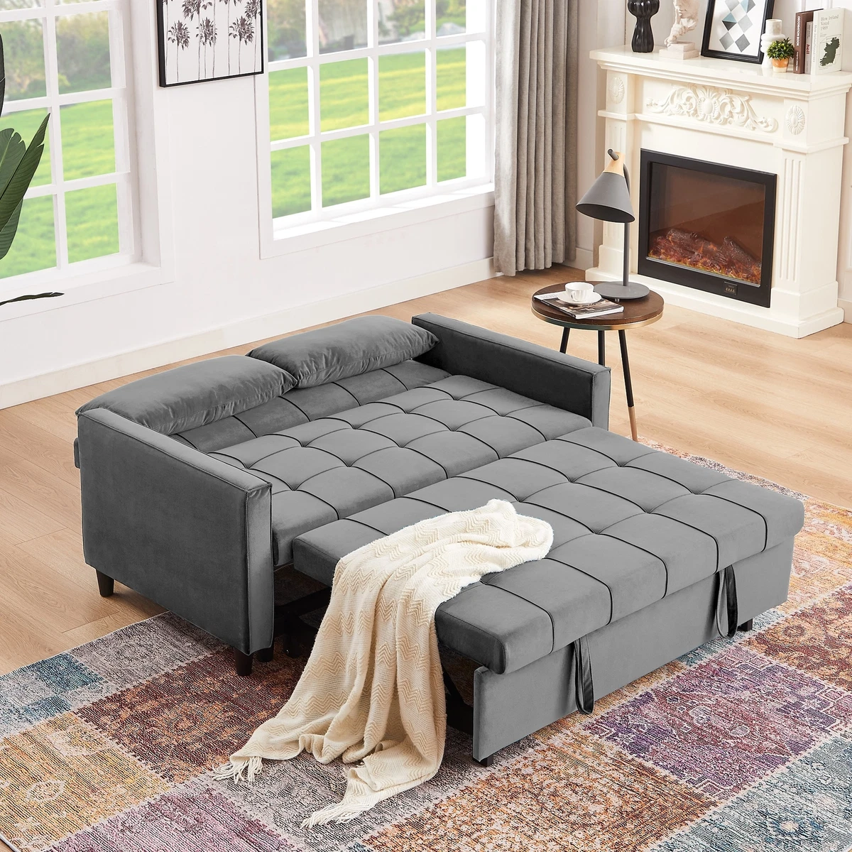2 Seater Sofa Bed Size Baci Living Room