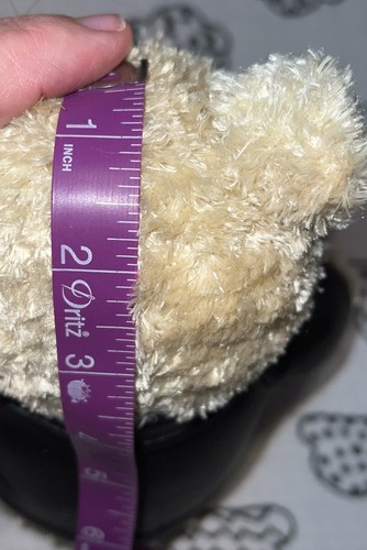 Reese's hellbraun Teddybär Jeansjacke Plüschtier Stofftier 8 in Galerie Toys - Bild 9 von 12