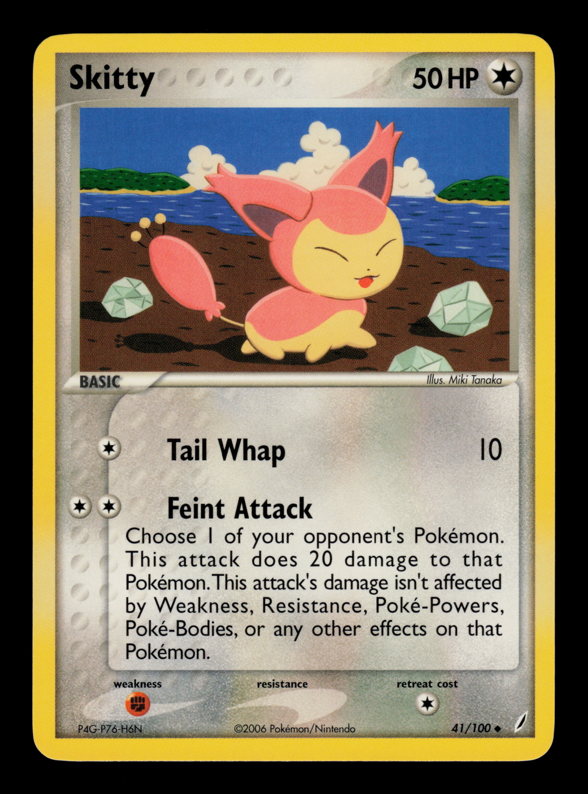 Skitty 41/100 - NM - Crystal Guardians, EX Pokemon