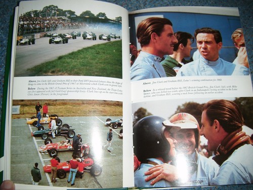 BOOK JIM CLARK THE LEGEND LIVES ON DKW PORSCHE 1600 TRIUMPH TR3 LOTUS ELITE F1 - Picture 6 of 7
