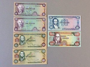Jamaica 6 Note Lot: See Below for List
