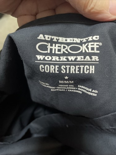 Cherokee Workwear Revolution Scrubs Set Pants & Top Size Medium - Picture 5 of 10