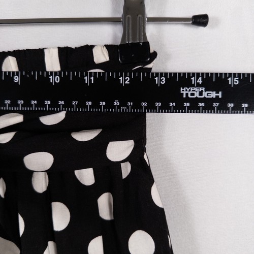 Pantalones Cortos De Colección Hunters Run Para Mujer Medianos Negros Blancos Lunares Tiro Alto Pull On - Imagen 7 de 11