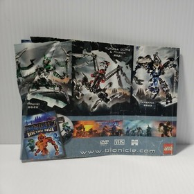 Lego Bionicle Toa Hordika Onewa 8739 Instructions BOOKLET ONLY
