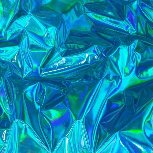 IRIDESCENCE HOLOGRAM PU VINYL / 4-WAY STRETCH SPANDEX COSTUME DANCE FABRIC 54"W - Picture 9 of 120
