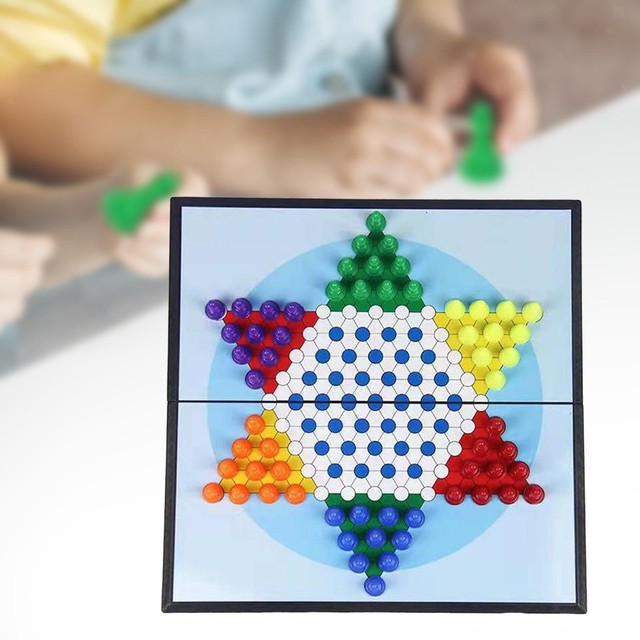 Chinese Checkers Board Game Table Decor Early Education Educational Portable Chinese Checkers Board Game Table Decor Early Education Educational Portable