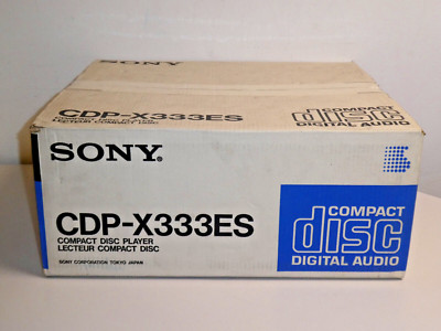Sony CDP-X333ES High-End CD-Player Schwarz OVP&NEU, 2 Jahre Garantie