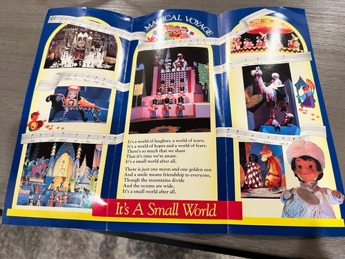 Bank of America präsentiert Disneyland It's A Small World 1987 Broschüre - Bild 2 von 4