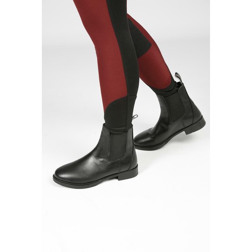Damen Reithosen Leggings Damen weich Stretch Knieaufnäher Pferd Reiter - Bild 4 von 17