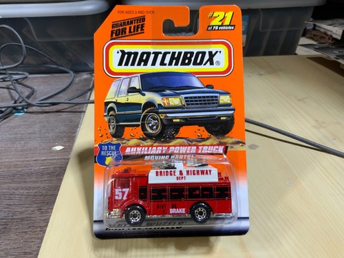MATCHBOX FIRE TRUCK SEAGRAVE SCANIA COLLECTION UPDATED 4/10/25 - Picture 24 of 24