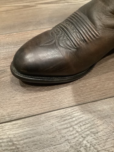 lucchese boots 2000 11D Brown Black Burnished Beautiful - Picture 9 of 15